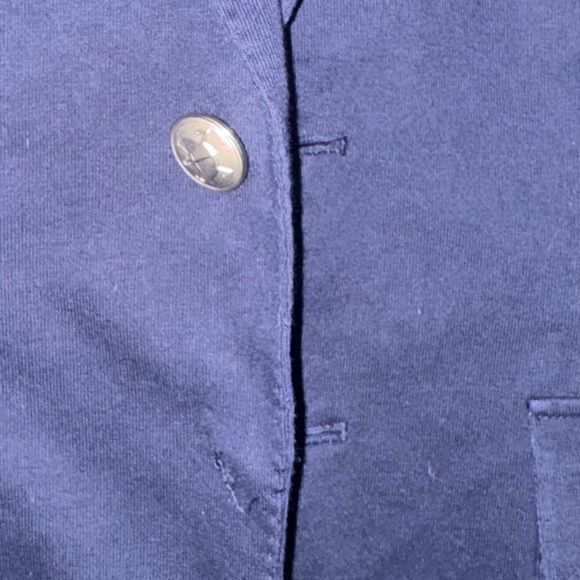 Ralph Lauren Navy Blazer with Embroidered Crest - Size 12 - Picture 5 of 7